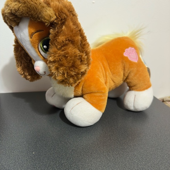 Adorable Brown and White Plush Dog - Picture 3 of 7